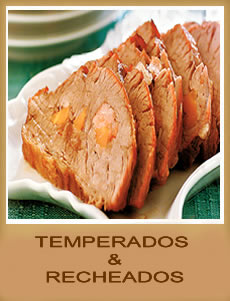 Temperados e recheados